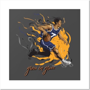 Basketball t-shirt Posters and Art